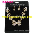 AB flower costume wedding jewelry set